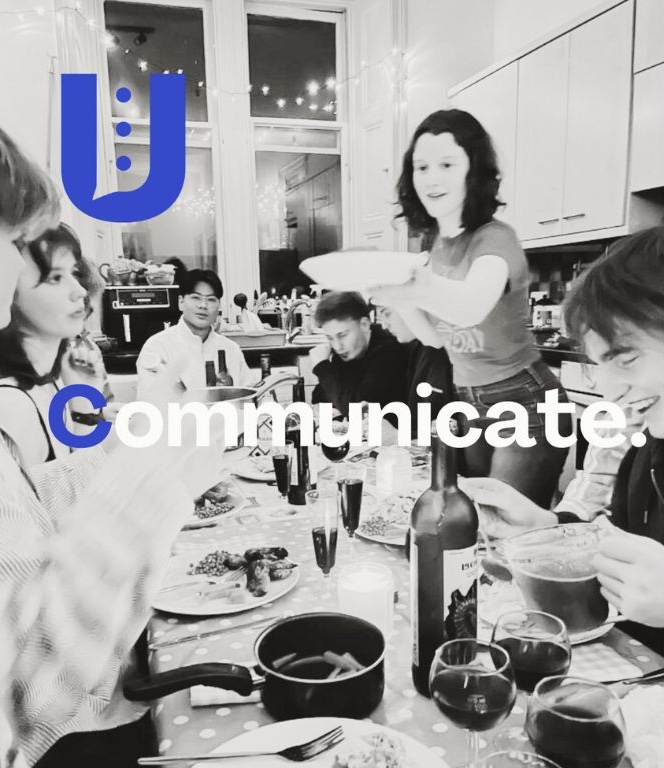 Students in a discussion