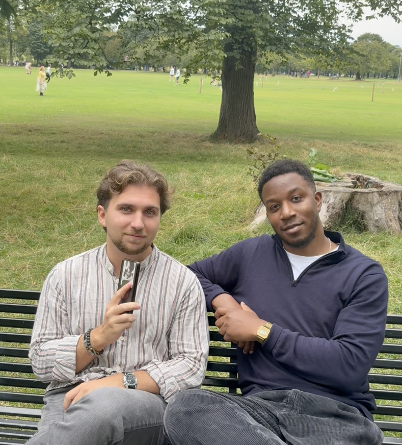 Uni-Chat app interface showing discounts and events